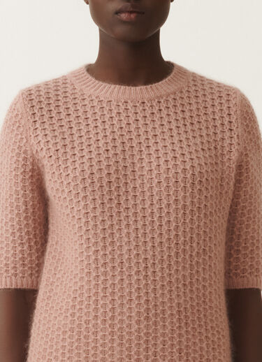 Fabiana Filippi Pullover aus Platinum-Mohair, rauchrosa Rosa MAD215F074L5510000