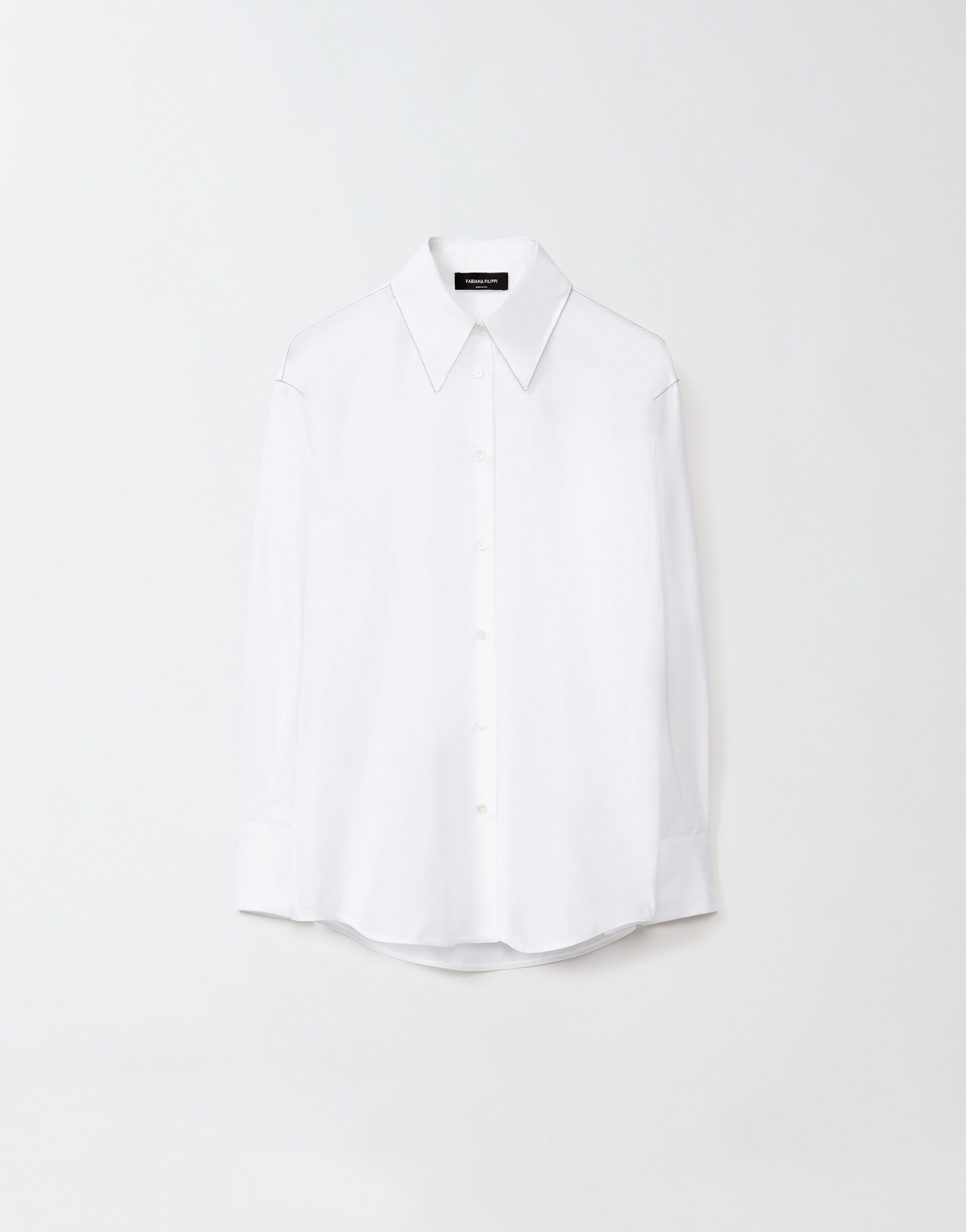 White cotton shirt on sale