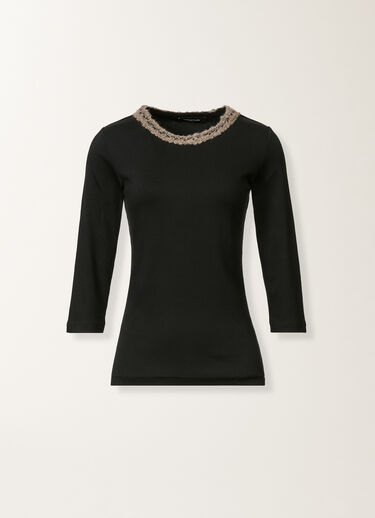 Fabiana Filippi T-shirt in jersey, nero Nero JED225F598L6940000