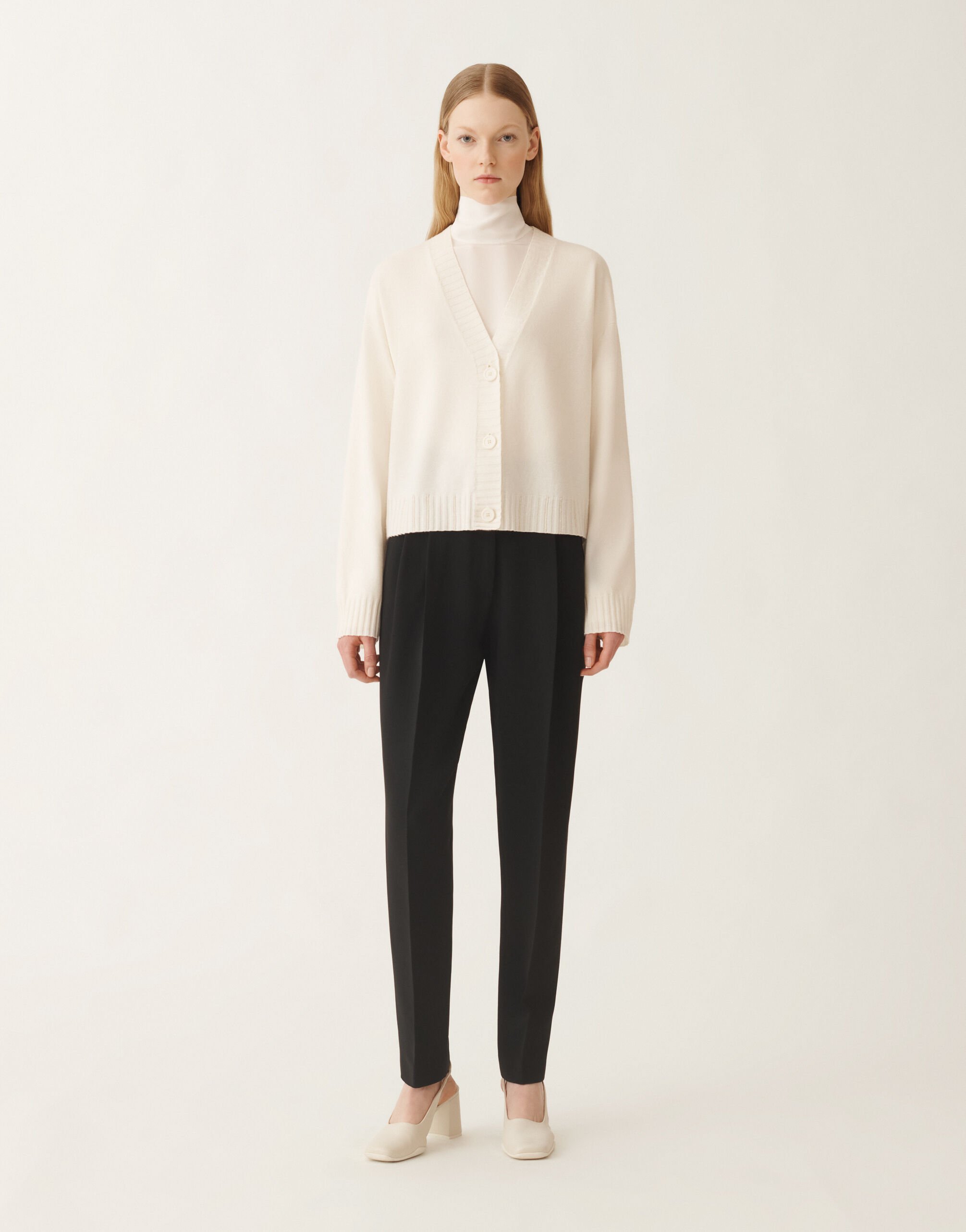 Fabiana Filippi Platinum cardigan, raffia WHITE MAD215F024L5170000
