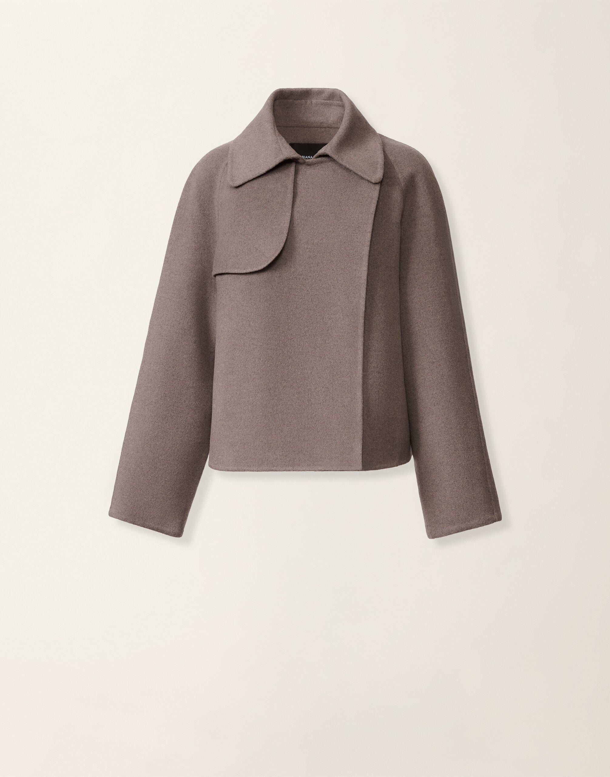 Fabiana Filippi Wool and cashmere double coat, falcon Falcon CTD226F634M3750000