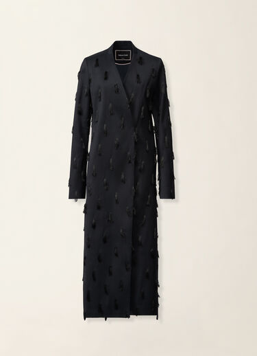 Topcoat en cady, bleu nuit Fabiana Filippi Topcoat en cady, bleu nuit Bleu nuit CTD216F207M3650000