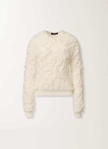 Fabiana Filippi Mohair sweater, butter White MAD225F502D5040000