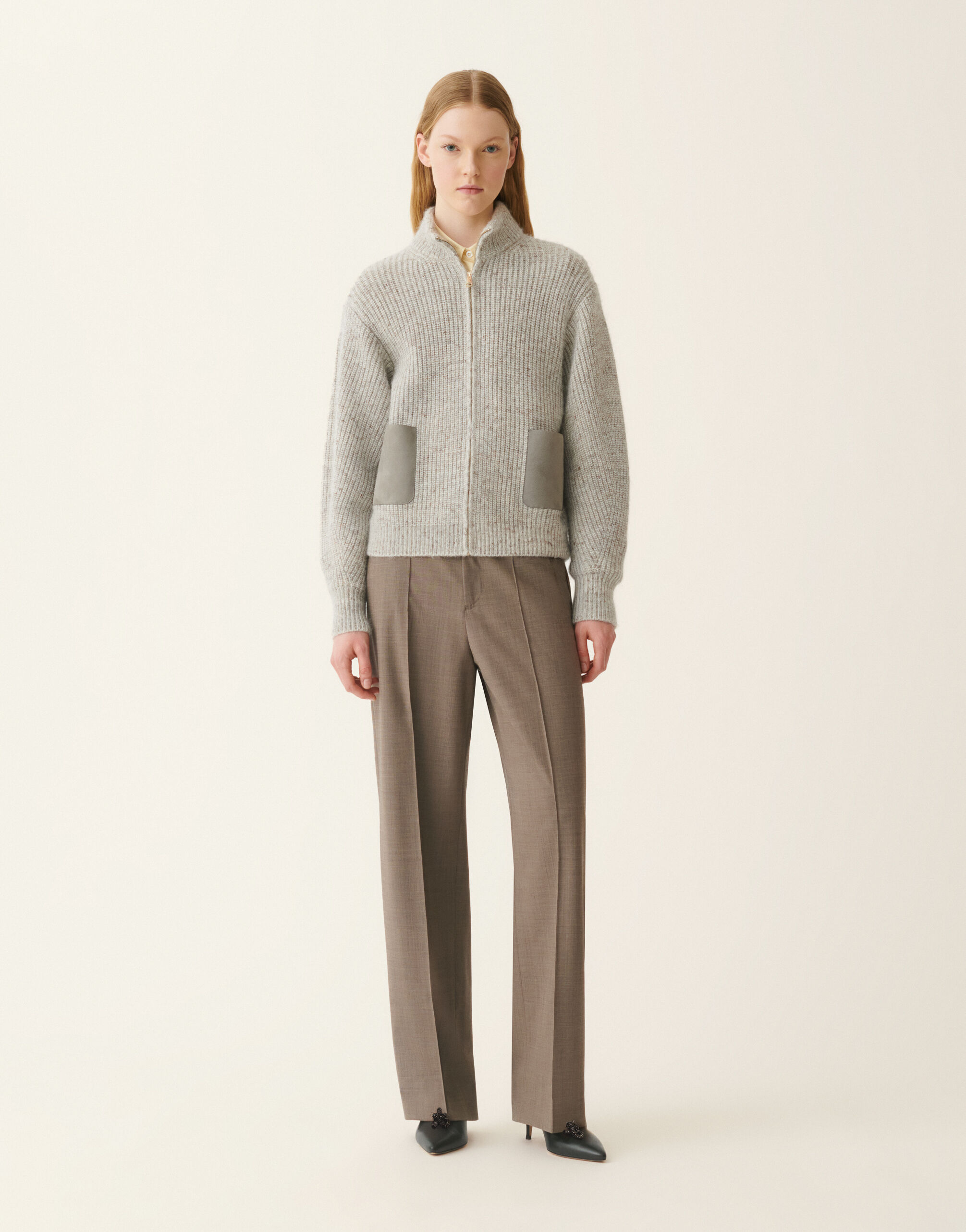Donegal-Lurex-Cropped-Bomber, Cachà Fabiana Filippi Donegal-Lurex-Cropped-Bomber, Cachà Cachà MAD226F437M4180000