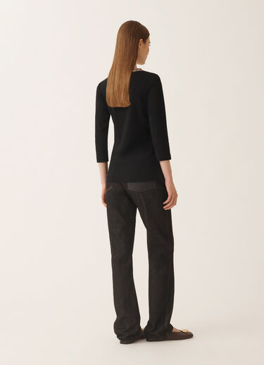 Fabiana Filippi T-shirt in jersey, nero Nero JED225F598L6940000