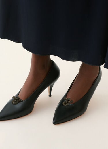 Nappa leather pumps, black Fabiana Filippi Nappa leather pumps, black Black ASD226A836M5710000