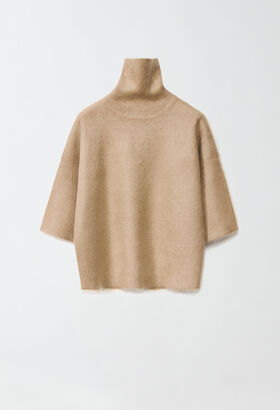 Fabiana Filippi Mohair sweater, camel BLUE MAD214F096D7230000