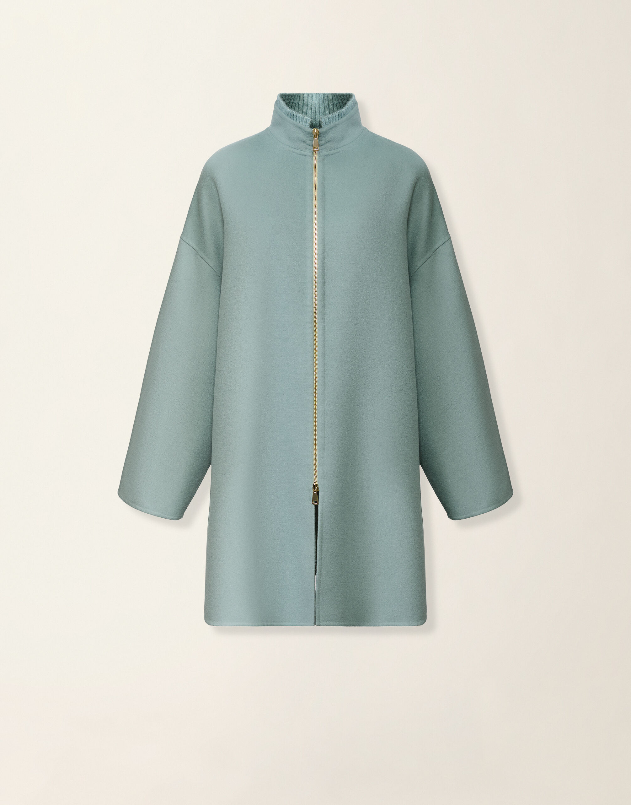 Caban en double de laine, vert Fabiana Filippi Caban en double de laine, vert Vert CTD216F186M3230000