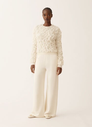 Fabiana Filippi Mohair sweater, butter White MAD225F502D5040000