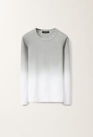 Fabiana Filippi Gradient-print jersey T-shirt, ash GREY JED265F153L2870000