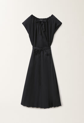 Fabiana Filippi Muslin dress, midnight blue BLUE MAD275F053D2730000