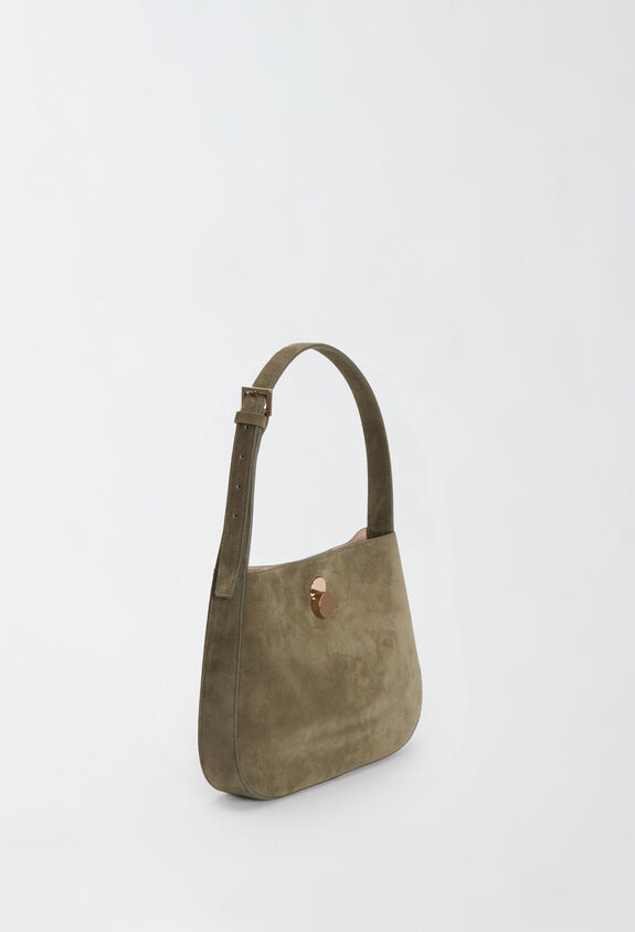 Fabiana Filippi Suede hobo bag, olive GREEN BGD224A970L1080000