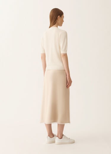 Fabiana Filippi Pullover aus Wolle und Baumwolle, Butterfarbe Butter MAD266F042L9300000