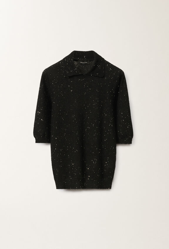 Fabiana Filippi Mohair sweater, black BLACK MAD265F083D8170000