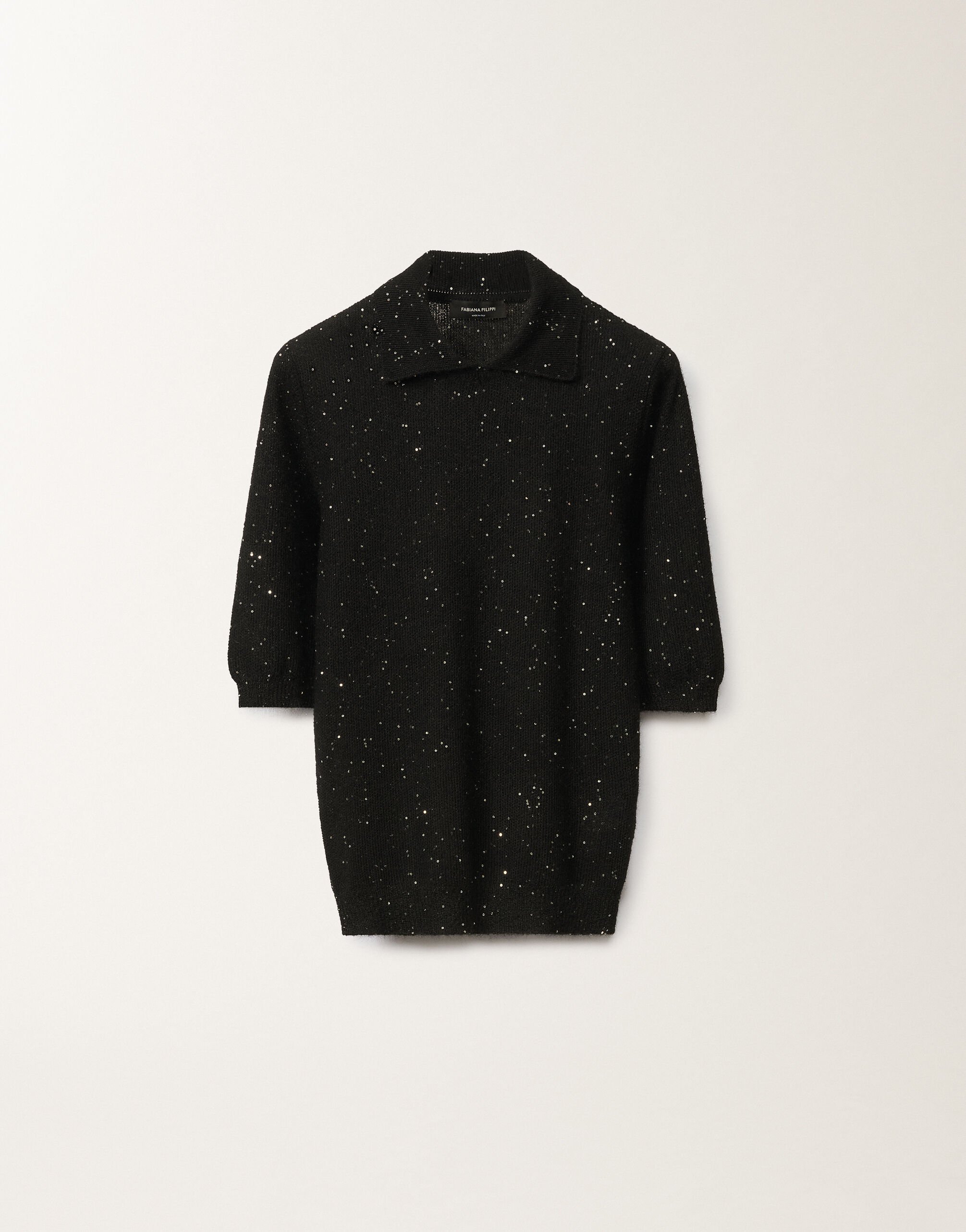 Fabiana Filippi Mohair sweater, black BLACK MAD265F083D8170000