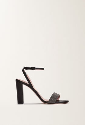 Fabiana Filippi Nappa leather sandals, black BLACK ASD215A822L8140000