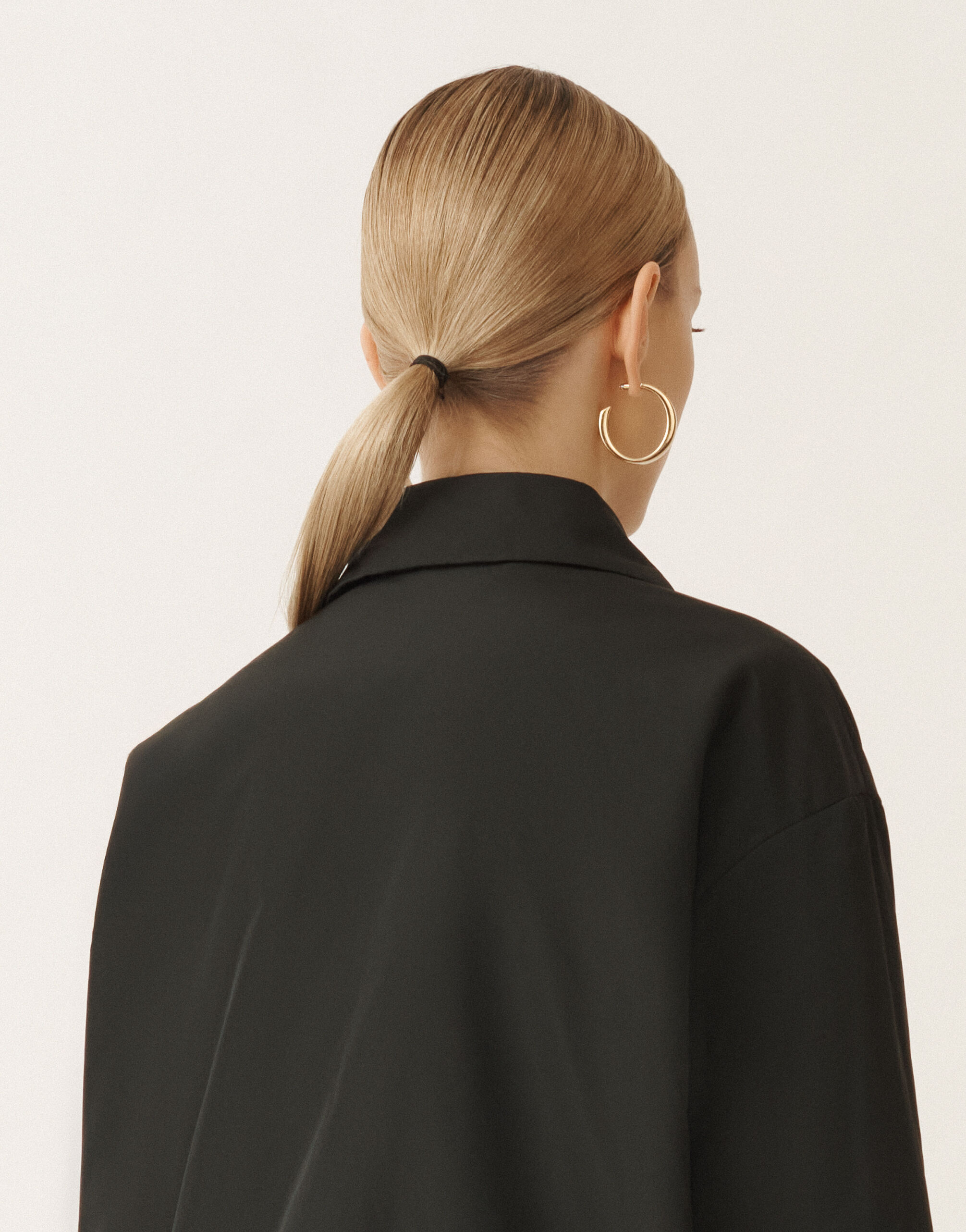 Fabiana Filippi Giacca coach in taffetà tecnico, nero NERO CTD265F247L1930000
