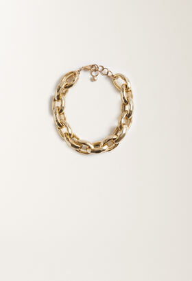 Fabiana Filippi Hammered chain maxi necklace GOLD BXD215A842L8390000