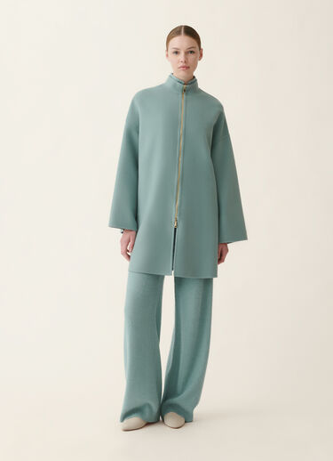 Caban en double de laine, vert Fabiana Filippi Caban en double de laine, vert Vert CTD216F186M3230000