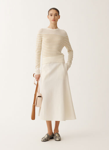 Fabiana Filippi Brushed cashmere pullover, gold YELLOW MAD265F031L2200000