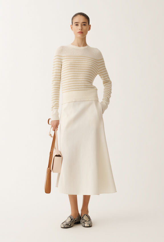 Fabiana Filippi Pullover aus aufgerautem Kaschmir, gold GELB MAD265F031L2200000