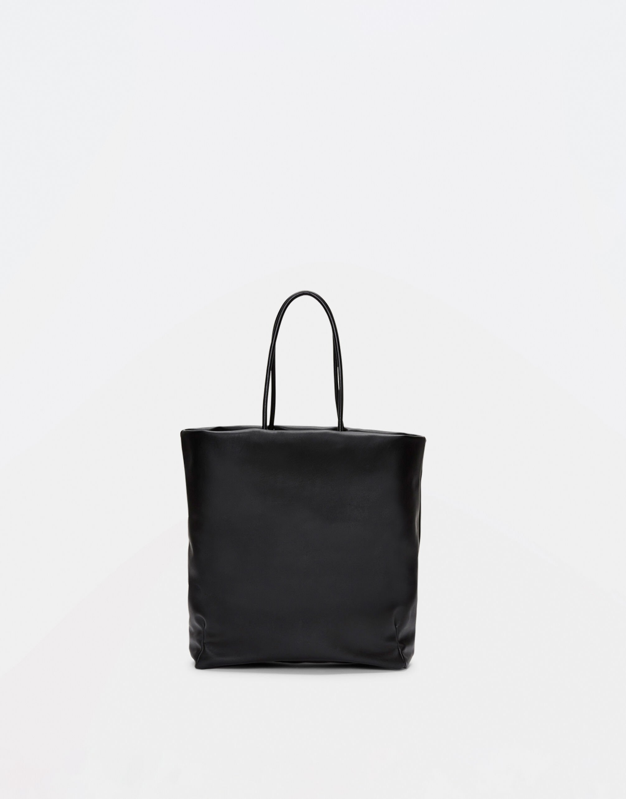 Fabiana Filippi Shopping bag in nappa, nero NERO ABD274F478D6610000
