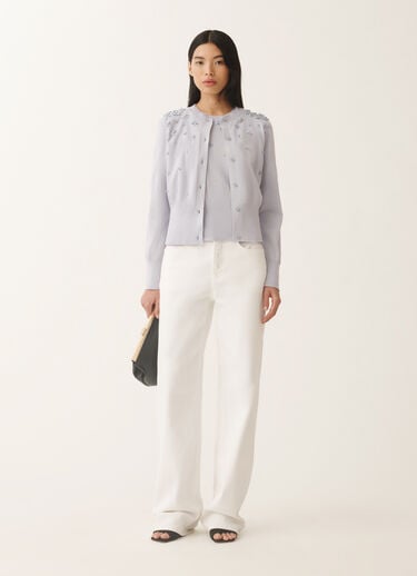 Fabiana Filippi Pullover aus Baumwolle, malve LAVENDEL MAD275F542L3350000