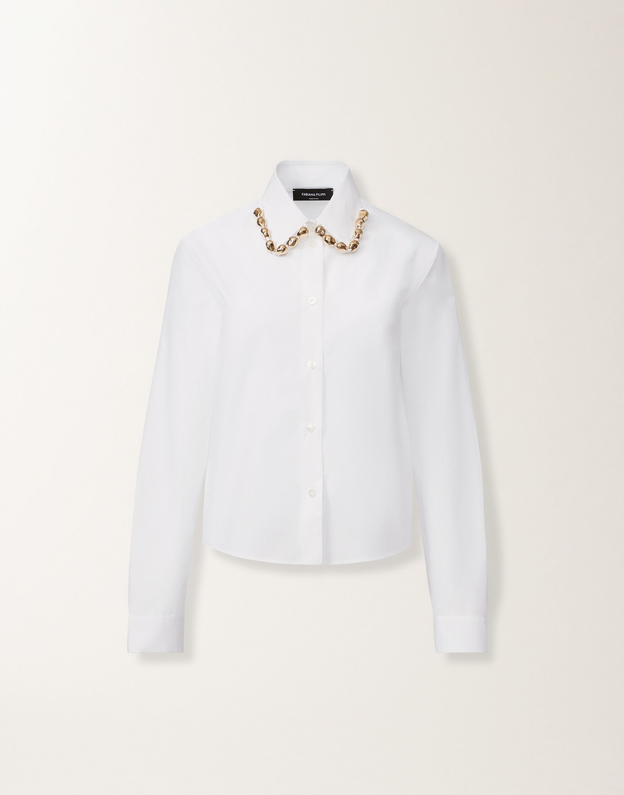【★安心の定価販売★】 boxy Poplin shirt, Filippi® Fabiana | Femme pour white トップス