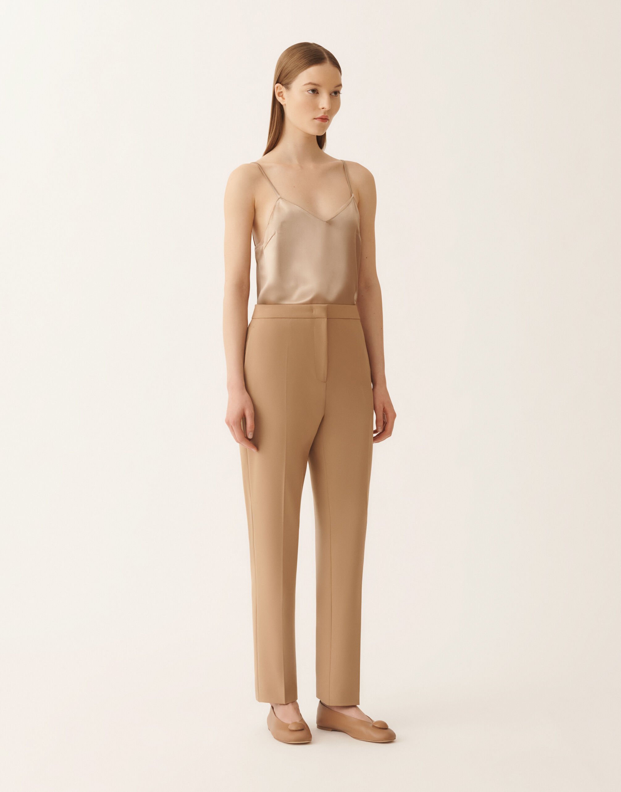 Fabiana Filippi Pantalone Montefalco in Techno-Tailoring, Vimini Korbgeflecht PAD266F326L7640000