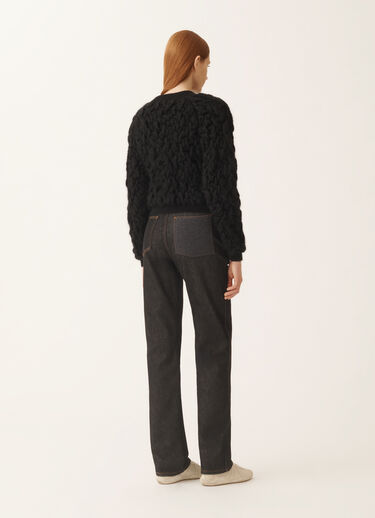 Fabiana Filippi Bomber de mohair, negro Negro MAD225F503D5040000