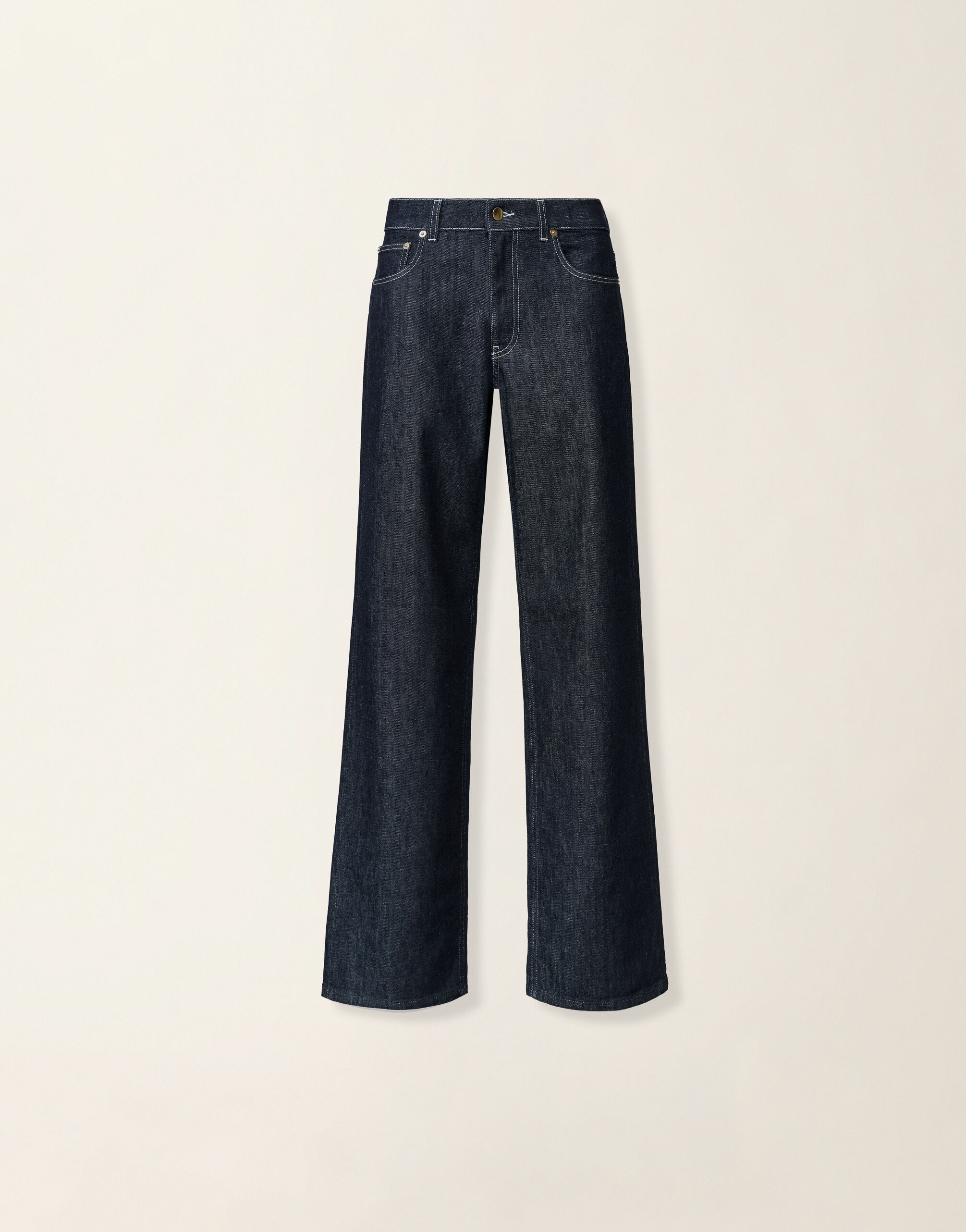 Fabiana Filippi Pantalon denim barrel, bleu adouci Bleu adouci PAD216F347M2770000