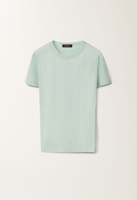 Fabiana Filippi Jersey T-shirt, aqua green BLACK TPD265F630L2210000