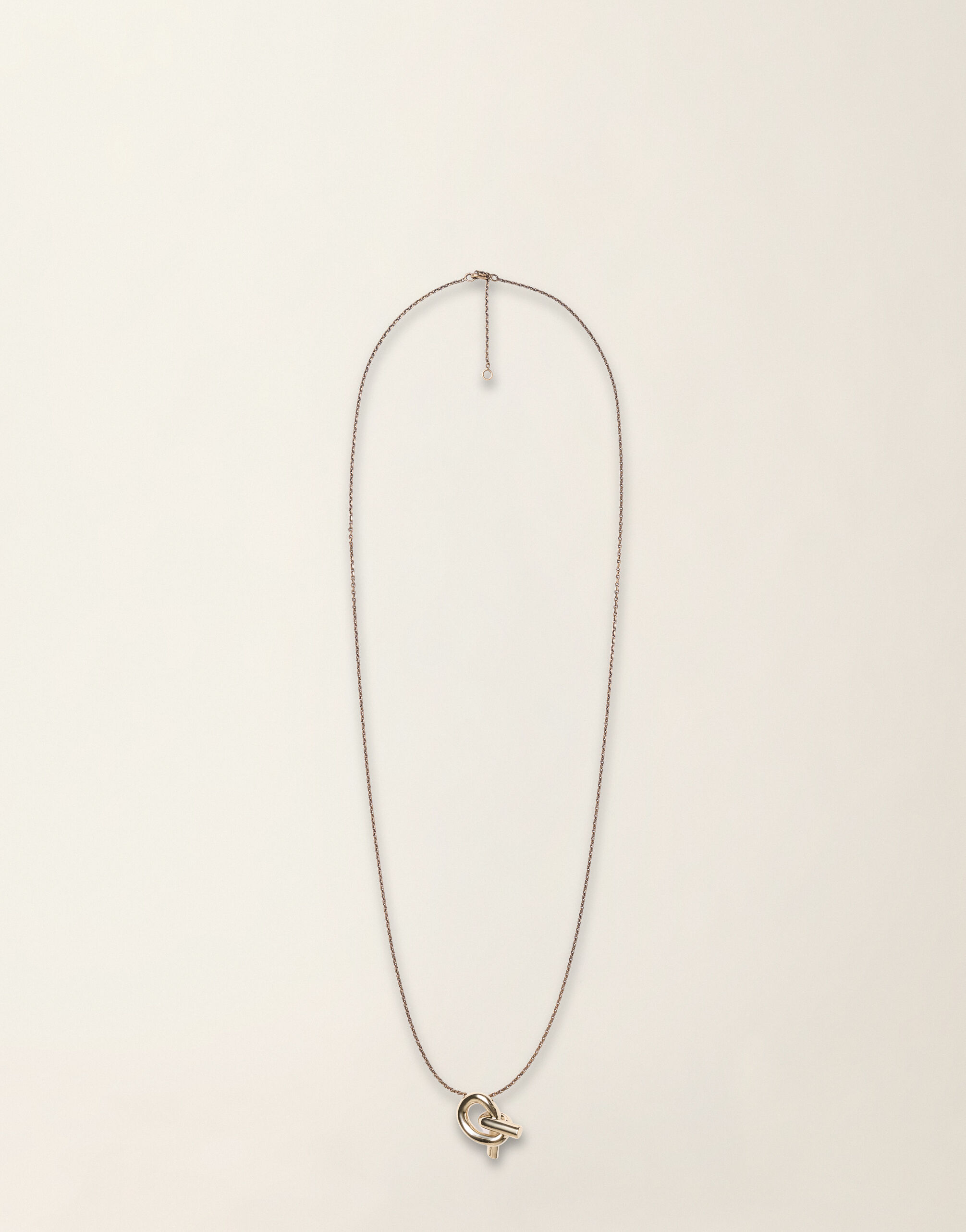 Knot pendant necklace, gold Fabiana Filippi Knot pendant necklace, gold Gold BXD216A901M5320000