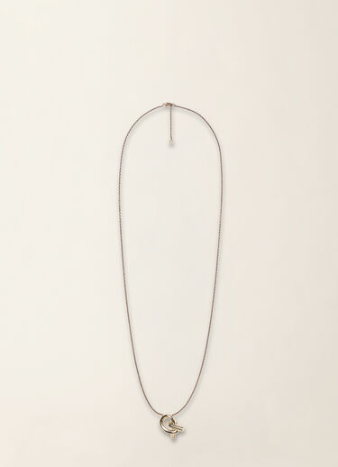Knot pendant necklace, gold Fabiana Filippi Knot pendant necklace, gold Gold BXD216A901M5320000