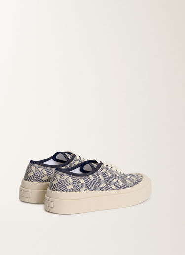 Fabiana Filippi Sneakers with jacquard platform, blue BLUE ASD275A961L4070000