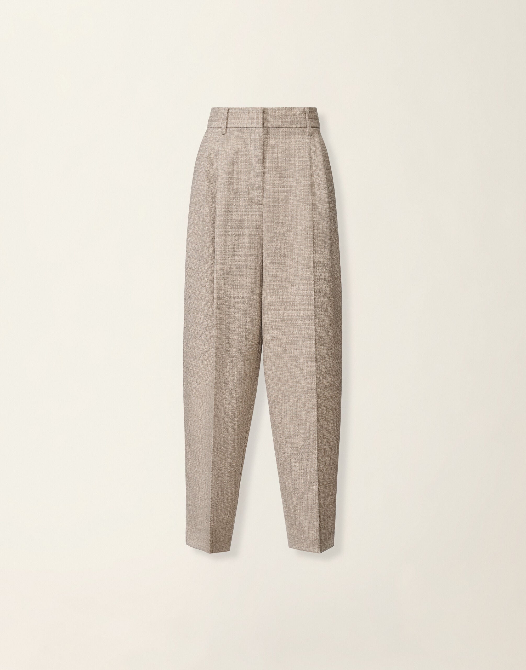 Fabiana Filippi Pantalone in mouliné, moka meringa Moka meringa PAD216F298D9830000