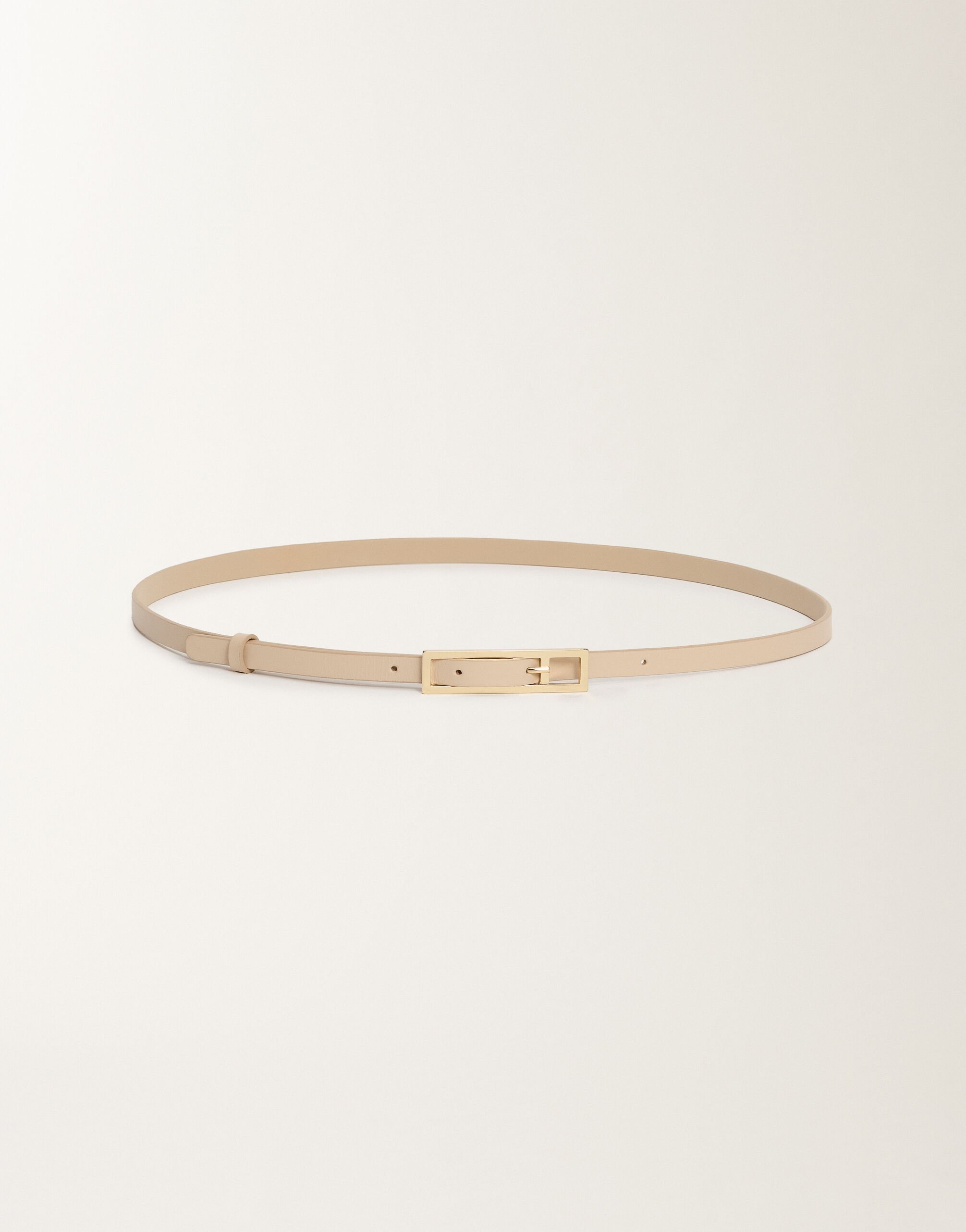 Fabiana Filippi Cinturón de piel de becerro, cuerda BEIGE AAD215A037L8030000