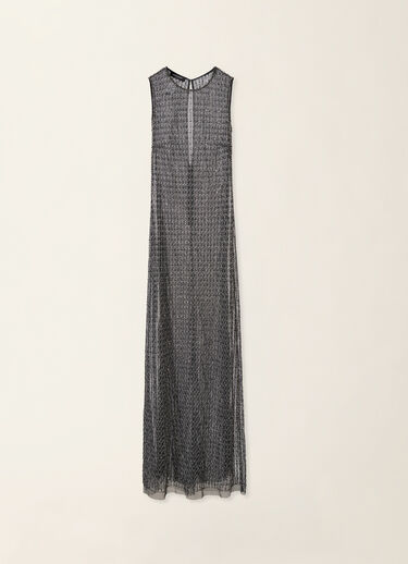 Moonlight embroidered slip dress, charcoal Fabiana Filippi Moonlight embroidered slip dress, charcoal Charcoal ABD226F598M4400000