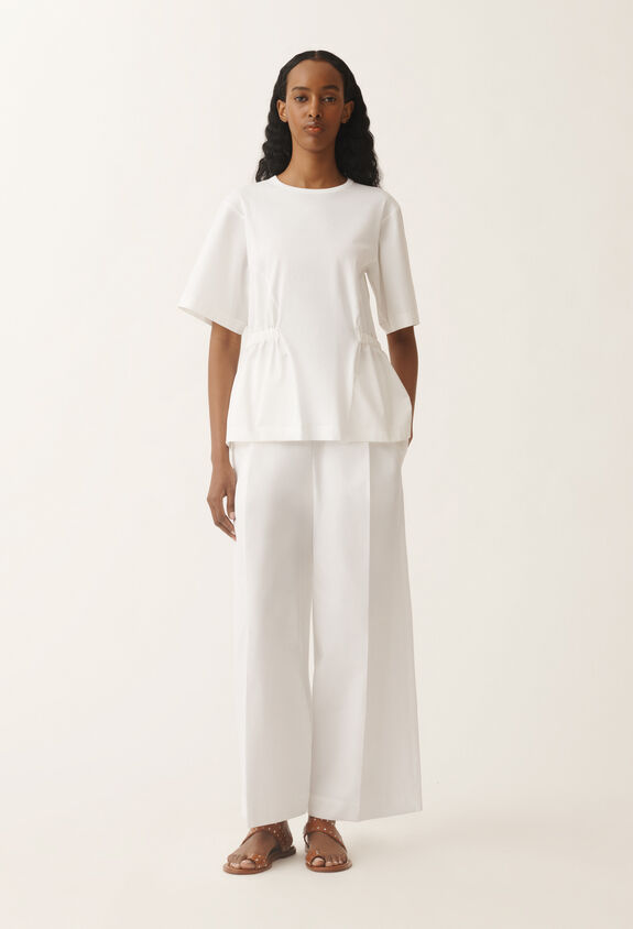 Fabiana Filippi T-shirt in jersey, bianco ottico BIANCO OTTICO JED275F608L3550000