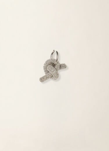 Fabiana Filippi Filo diamante knot earrings, nickel Nikel BXD226A984M5250000