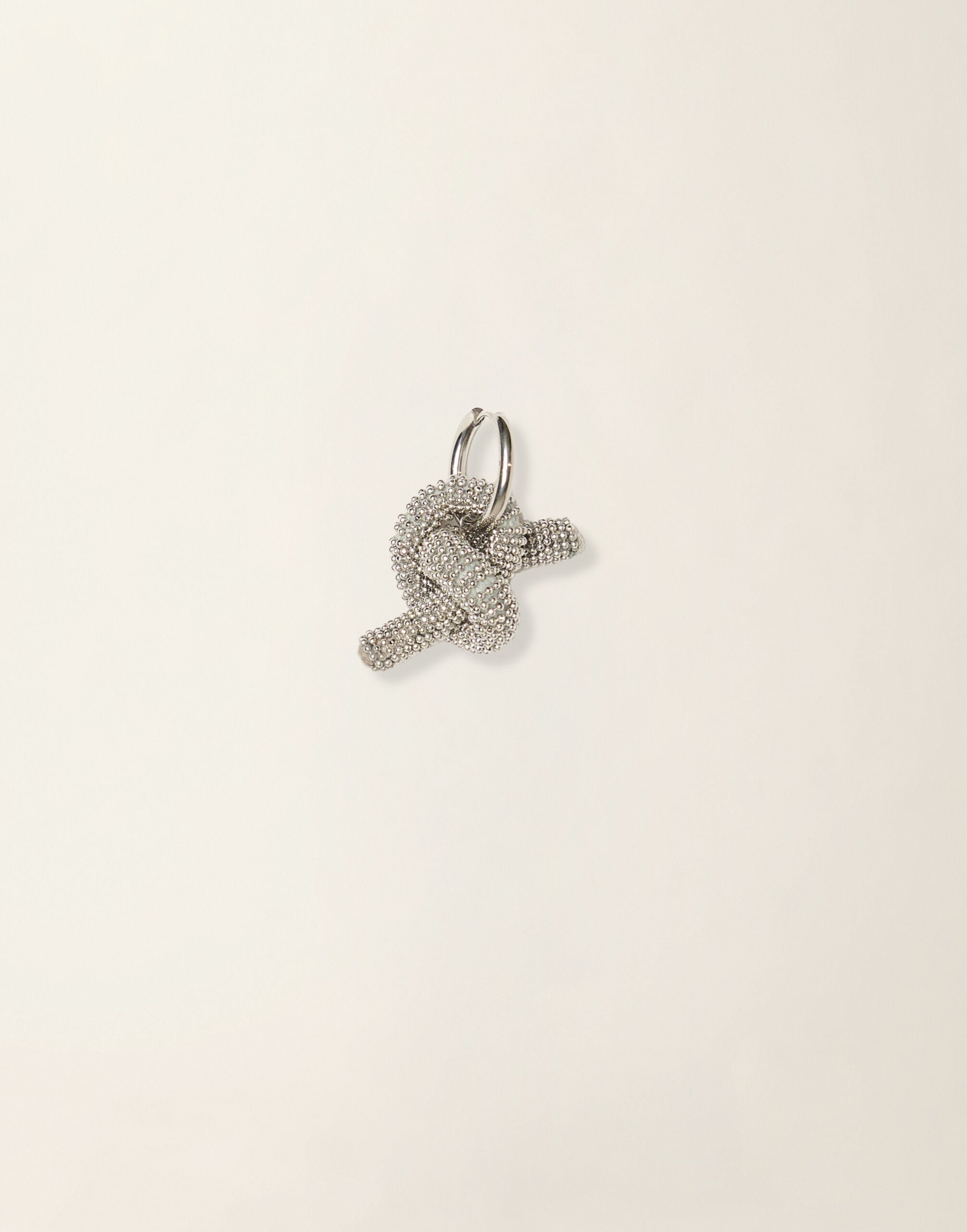 Fabiana Filippi Filo diamante knot earrings, nickel Nikel BXD226A984M5250000
