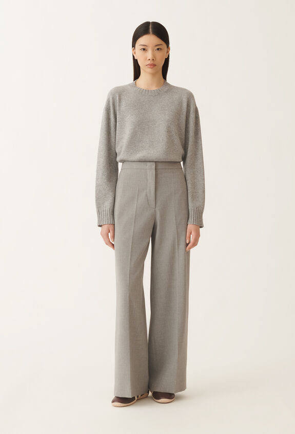 Fabiana Filippi Spoleto techno tailoring trousers, rock grey GREY PAD215F307L5300000