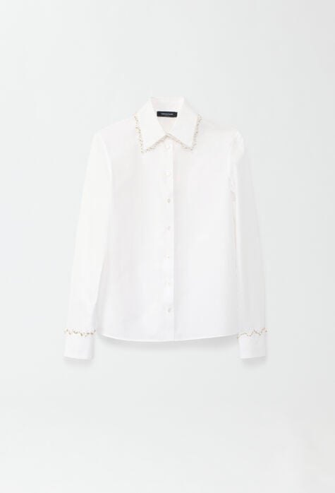 Fabiana Filippi Poplin shirt, white CAD264F241D6140000