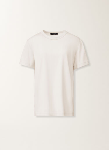 Fabiana Filippi T-Shirt aus Jersey, optisches Weiß Weiß JED266F133L7960000