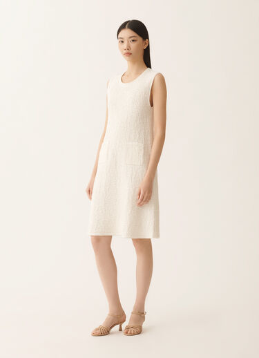 Fabiana Filippi Cotton tweed dress with sequins, butter BUTTER ABD276F684M2250000