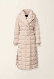 Fabiana Filippi Long ultralight technical down coat, cachà Cachà CTD226F657M3800000