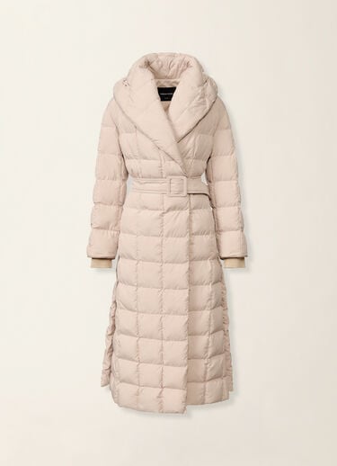 Long ultralight technical down coat, cachà Fabiana Filippi Long ultralight technical down coat, cachà Cachà CTD226F657M3800000