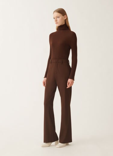 Fabiana Filippi Hose aus Cool Wool, ebenholzbraun Braun PAD215F348D6200000