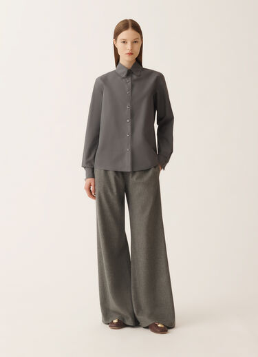 Fabiana Filippi Camisa de popelina, humo Gris CAD215F233L5820000