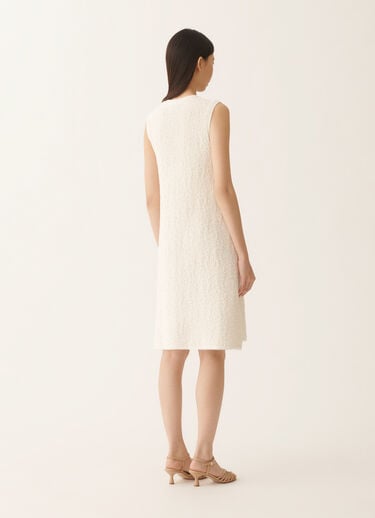 Fabiana Filippi Cotton tweed dress with sequins, butter BUTTER ABD276F684M2250000